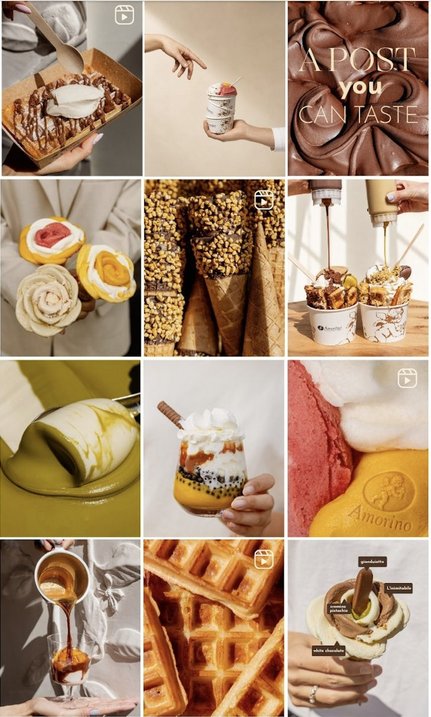Feed Après Amorino x Caffeine Agency